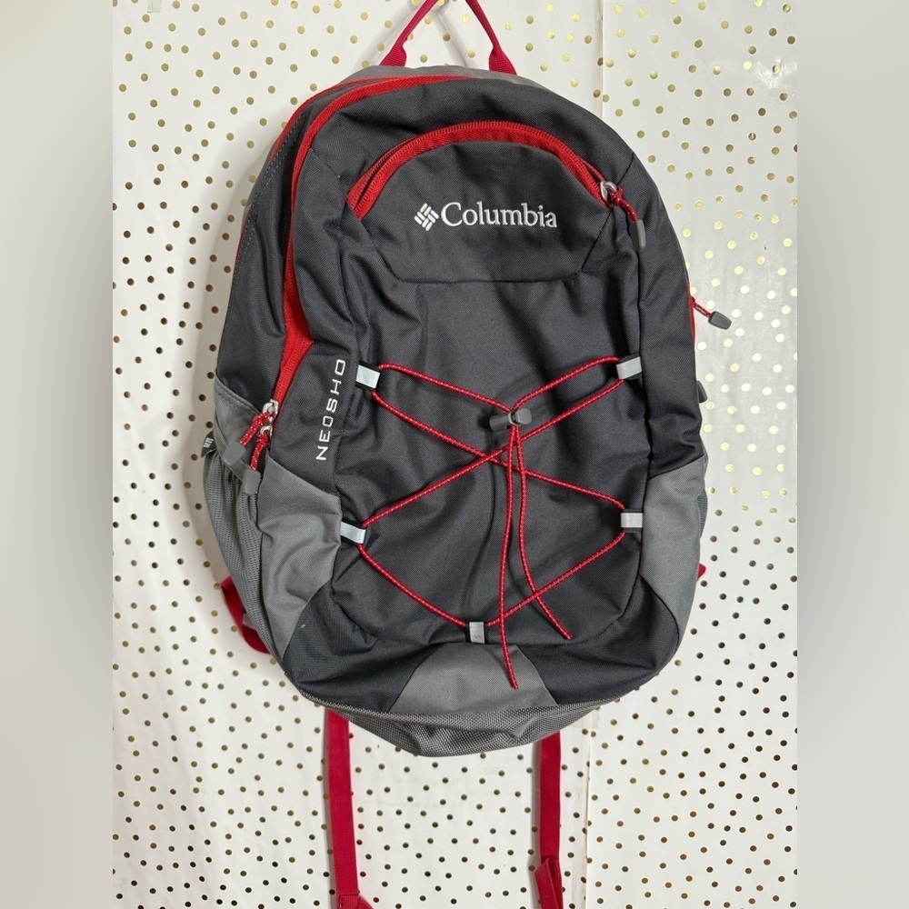Columbia Men's Gray and Red Backpack